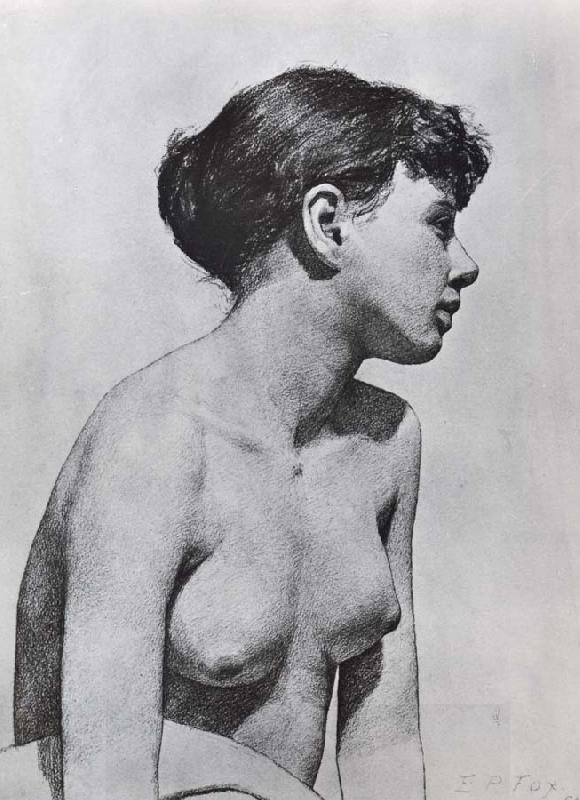 E.Phillips Fox Nude Study China oil painting art